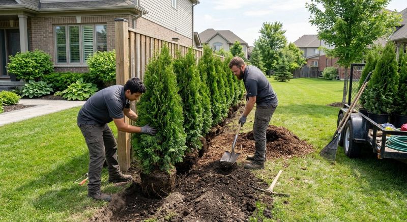 Pine Bark Mulch Installation in Ventura County, CA